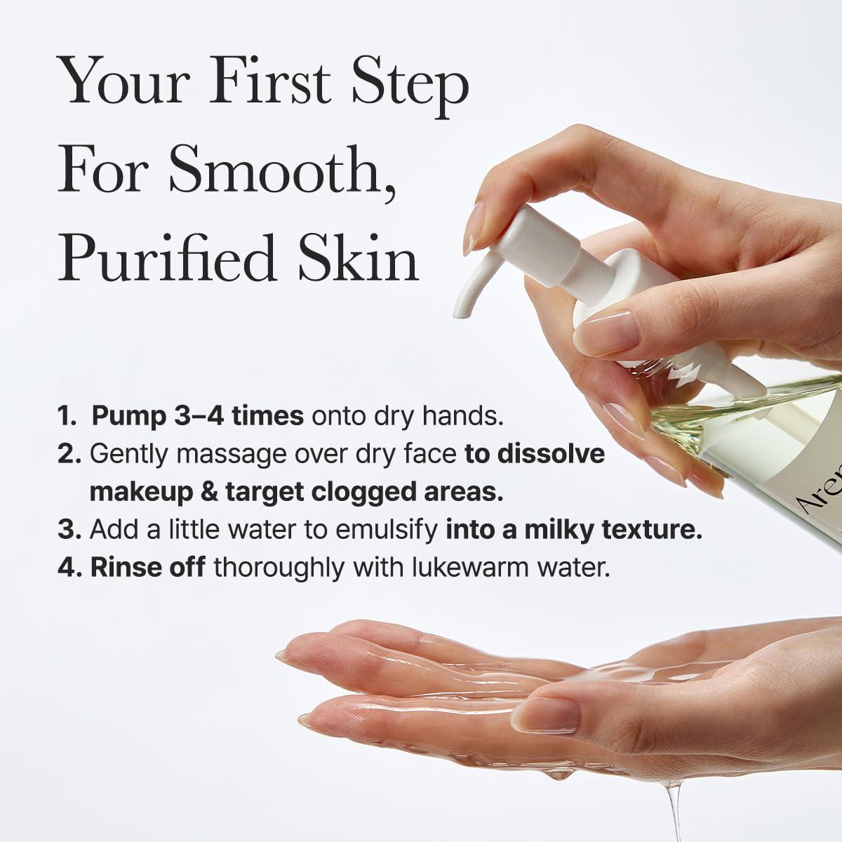 image:imageARENCIA Pore Melt Mochi MakeupRemoving Cleansing Oil NonComedogenic Rice Amino Acids HD Vitamin E Cica amp Ceramide 676 fl oz