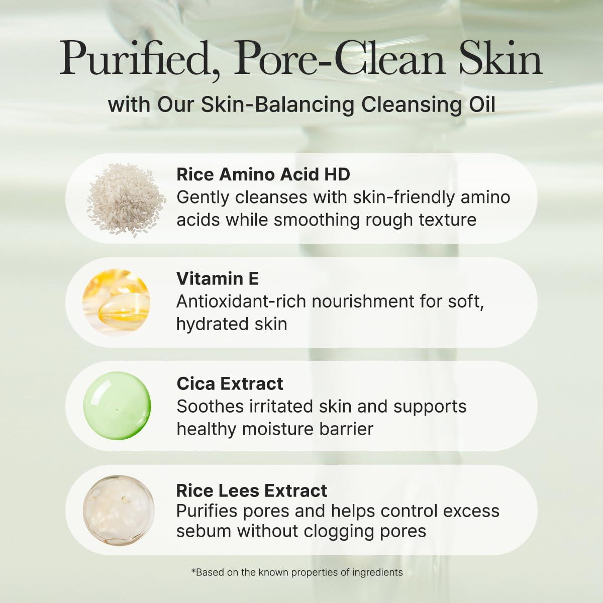 image:imageARENCIA Pore Melt Mochi MakeupRemoving Cleansing Oil NonComedogenic Rice Amino Acids HD Vitamin E Cica amp Ceramide 676 fl oz