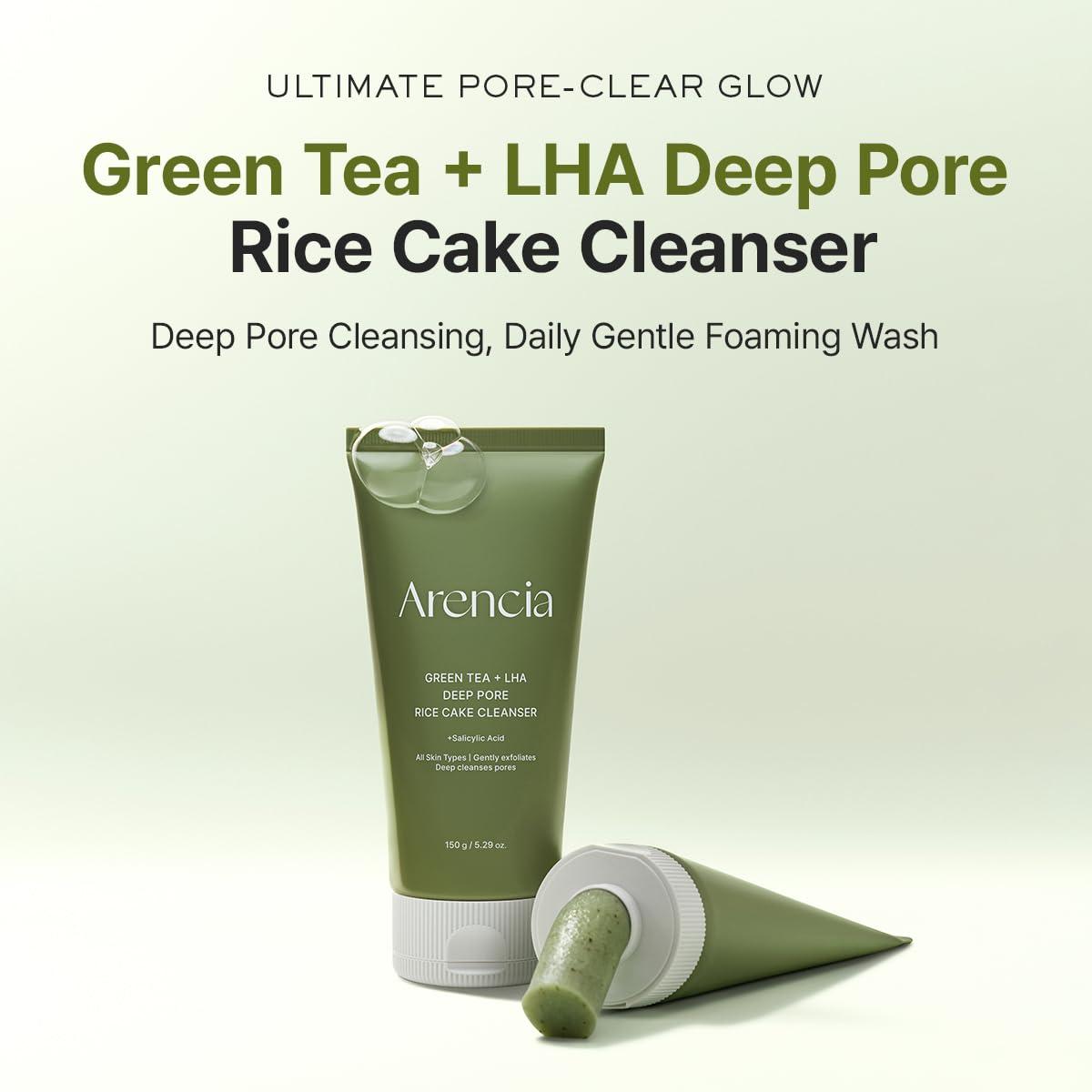 image:imageARENCIA Rice LHA Pore Control Rice Cake Cleanser with Salicylic Acid Deep Cleansing Gentel Exfoliation All skin types 529 ozGreen Tea