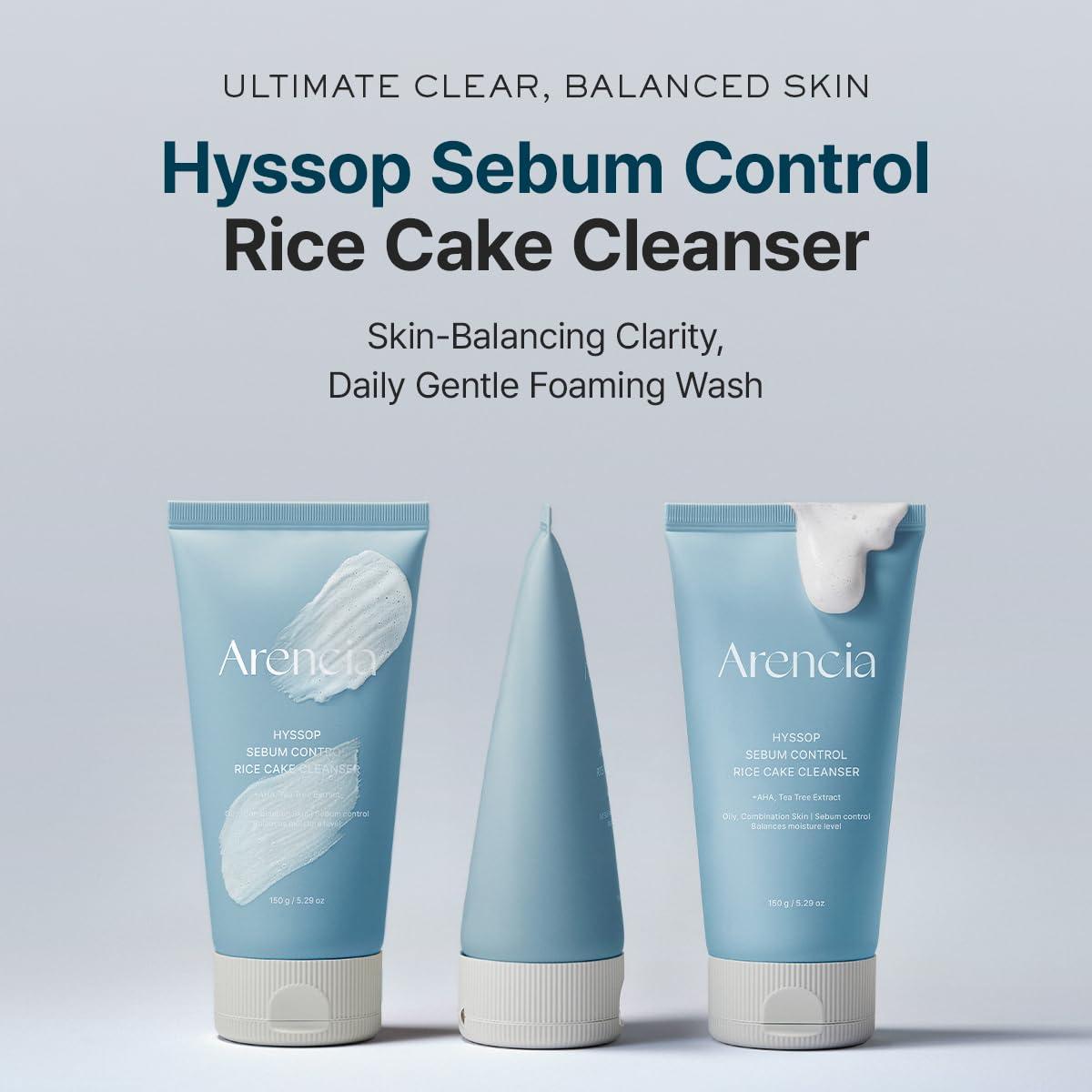 image:imageARENCIA Rice LHA Pore Control Rice Cake Cleanser with Salicylic Acid Deep Cleansing Gentel Exfoliation All skin types 529 ozHyssop