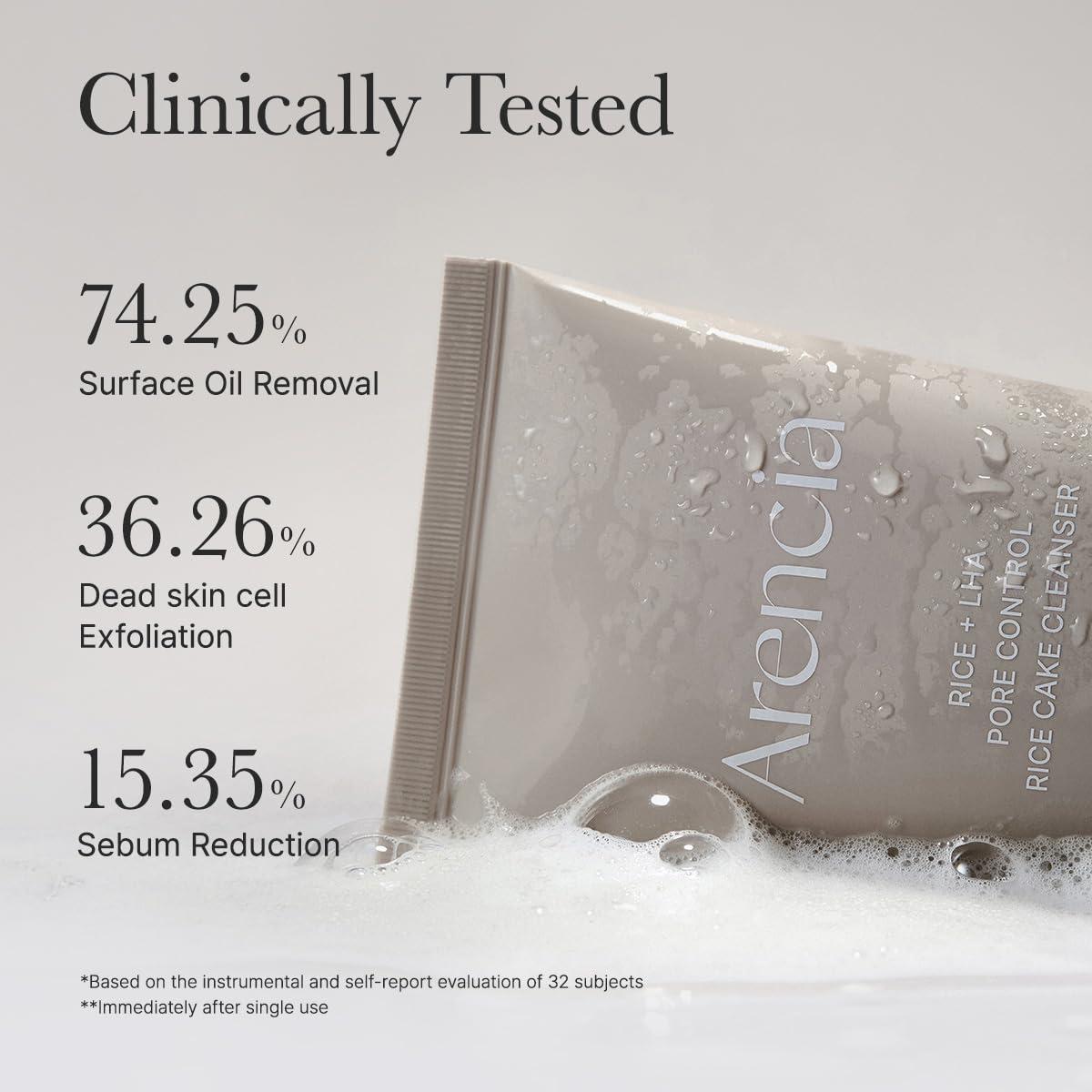 image:imageARENCIA Rice LHA Pore Control Rice Cake Cleanser with Salicylic Acid Deep Cleansing Gentel Exfoliation All skin types 529 ozRice