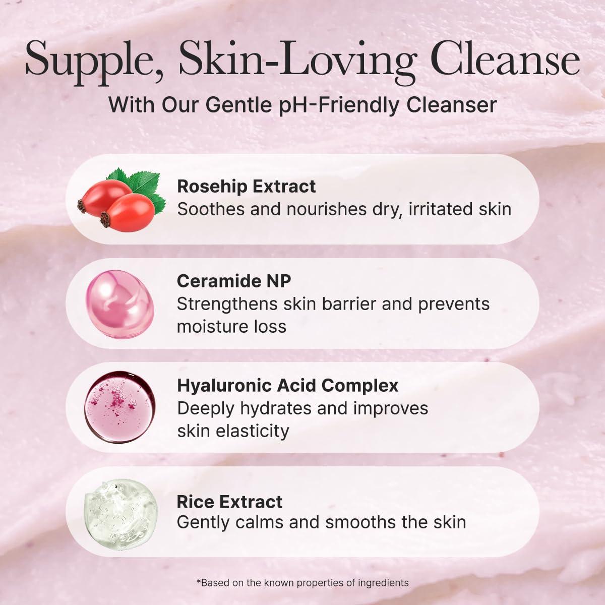 image:imageARENCIA Rice LHA Pore Control Rice Cake Cleanser with Salicylic Acid Deep Cleansing Gentel Exfoliation All skin types 529 ozRosehip