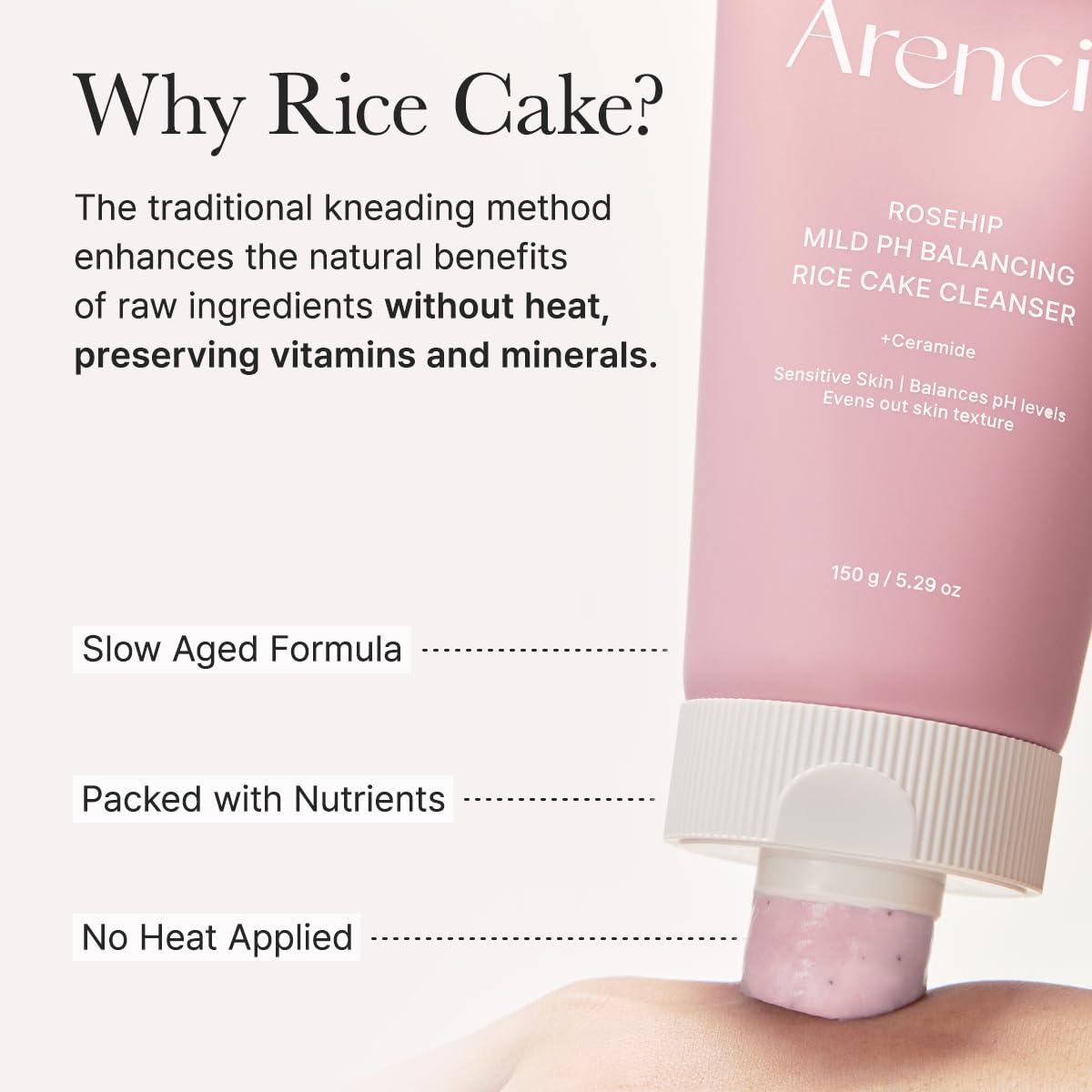 image:imageARENCIA Rice LHA Pore Control Rice Cake Cleanser with Salicylic Acid Deep Cleansing Gentel Exfoliation All skin types 529 ozRosehip