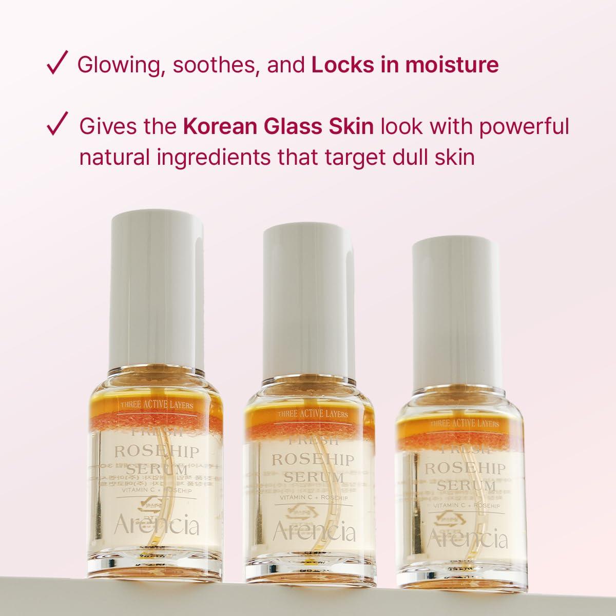 image:imageArencia Fresh Rosehip Spray Serum Mist Antiaging Deep Hydration Anti Wrinkle All in One Care Korean Skincare