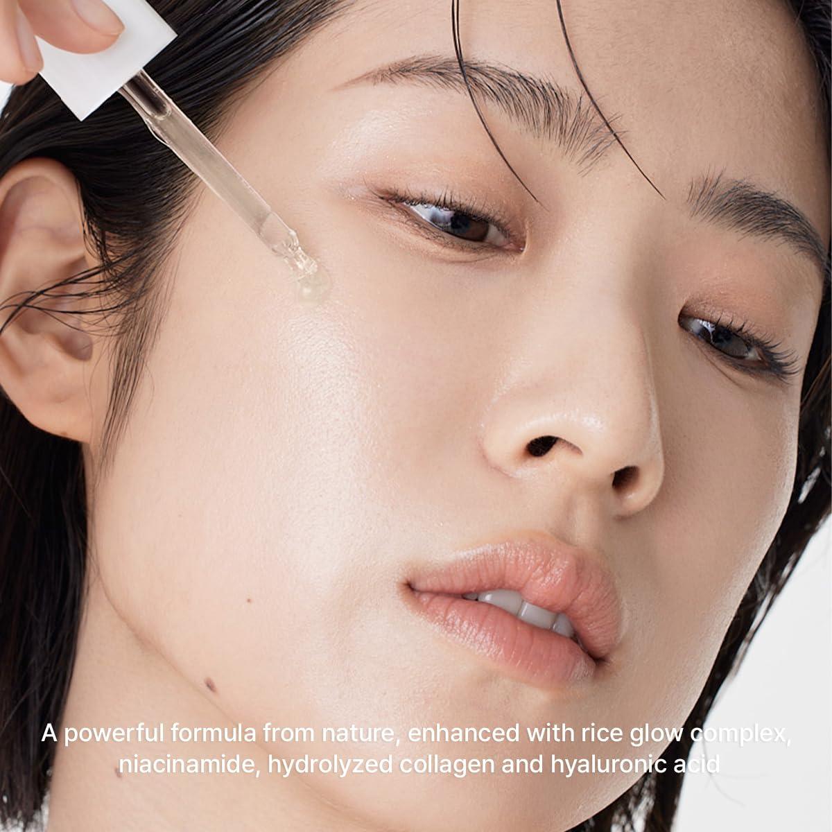 image:imageArencia Rice Mucin Glow Serum Collagen Hyaluronic Acid amp Niacinamide 101 fl oz