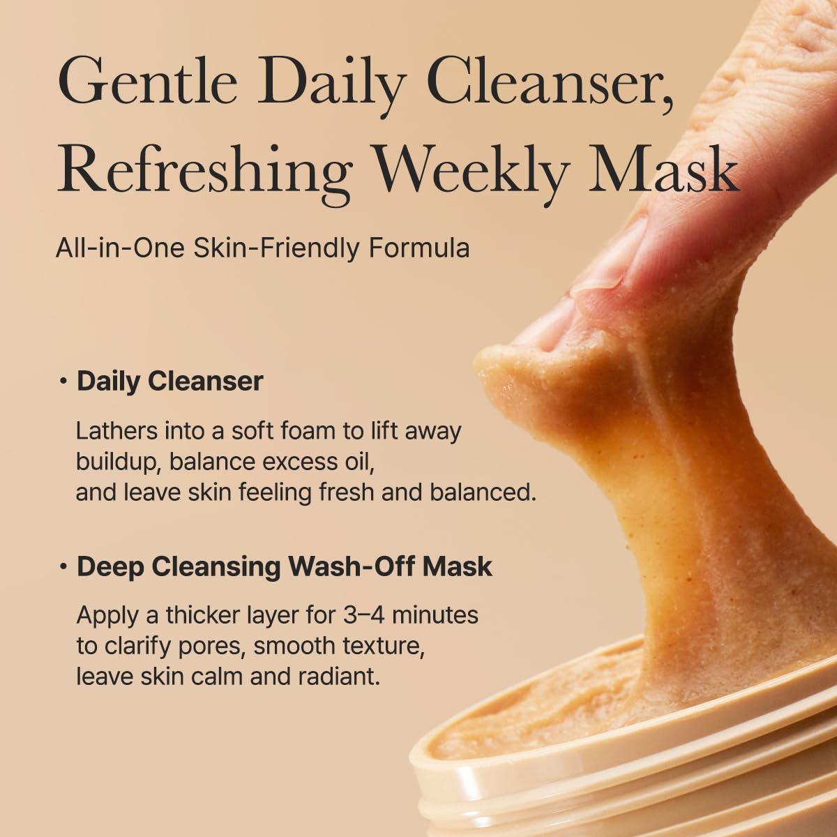image:imageArencia Rosehip Brightening Rice Mochi Face Cleanser amp Daily Scrub Moisturizing Exfoliating amp DeepCleansing All Skin Types with Rice Powder amp Rice Water 423ozCalendula