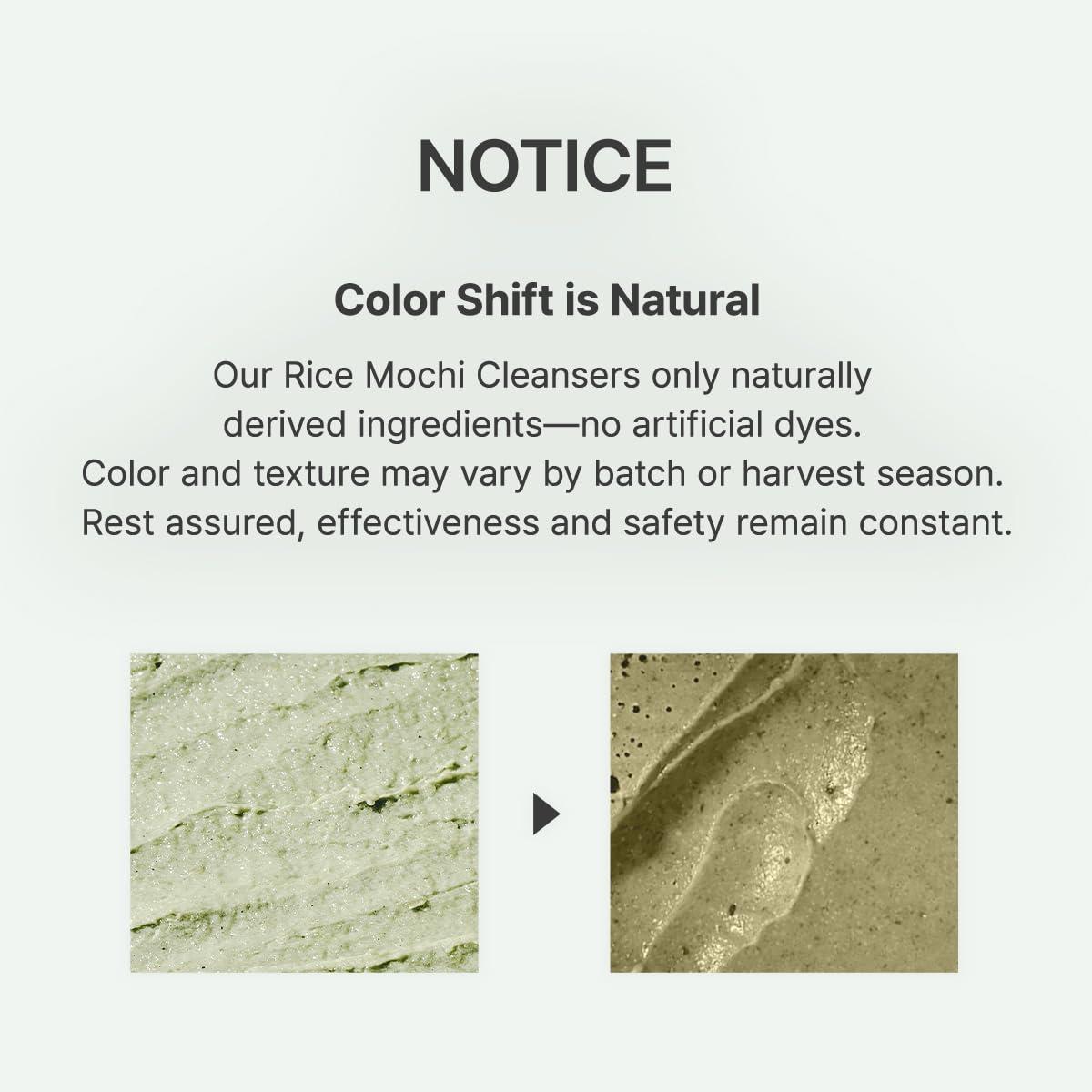 image:imageArencia Rosehip Brightening Rice Mochi Face Cleanser amp Daily Scrub Moisturizing Exfoliating amp DeepCleansing All Skin Types with Rice Powder amp Rice Water 423ozGreen