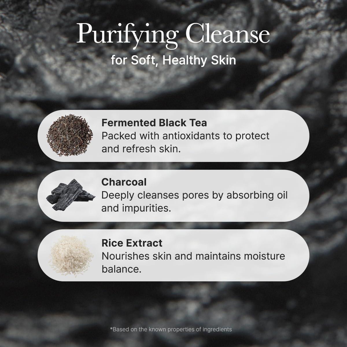 image:imageArencia Rosehip Brightening Rice Mochi Face Cleanser amp Daily Scrub Moisturizing Exfoliating amp DeepCleansing All Skin Types with Rice Powder amp Rice Water 423ozBlack