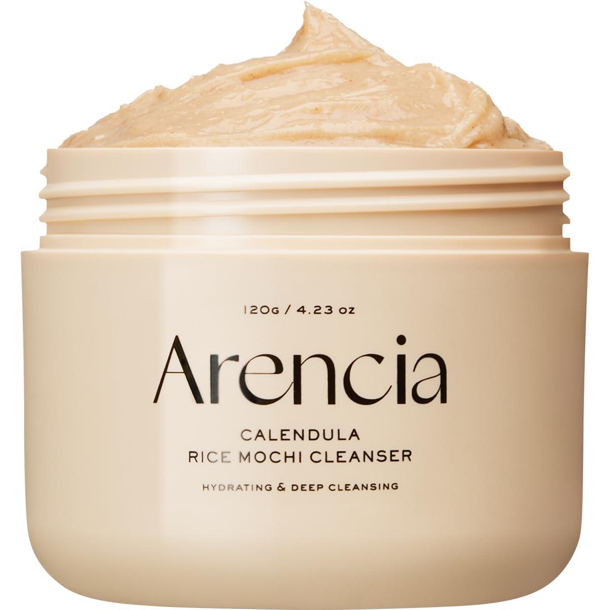 image:imageArencia Rosehip Brightening Rice Mochi Face Cleanser amp Daily Scrub Moisturizing Exfoliating amp DeepCleansing All Skin Types with Rice Powder amp Rice Water 423ozCalendula