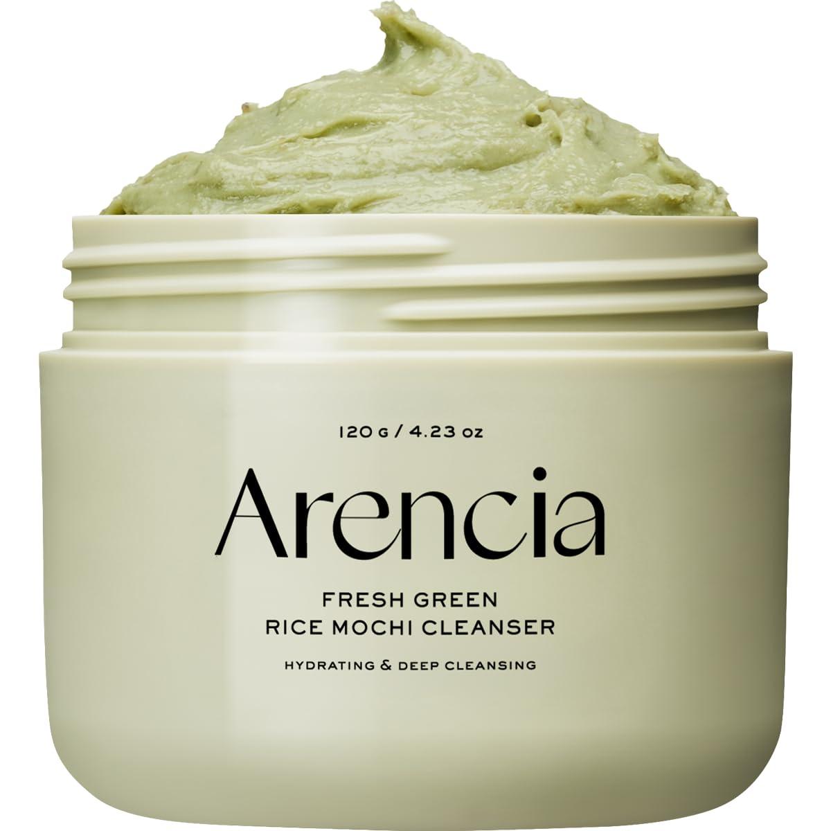 image:imageArencia Rosehip Brightening Rice Mochi Face Cleanser amp Daily Scrub Moisturizing Exfoliating amp DeepCleansing All Skin Types with Rice Powder amp Rice Water 423ozGreen