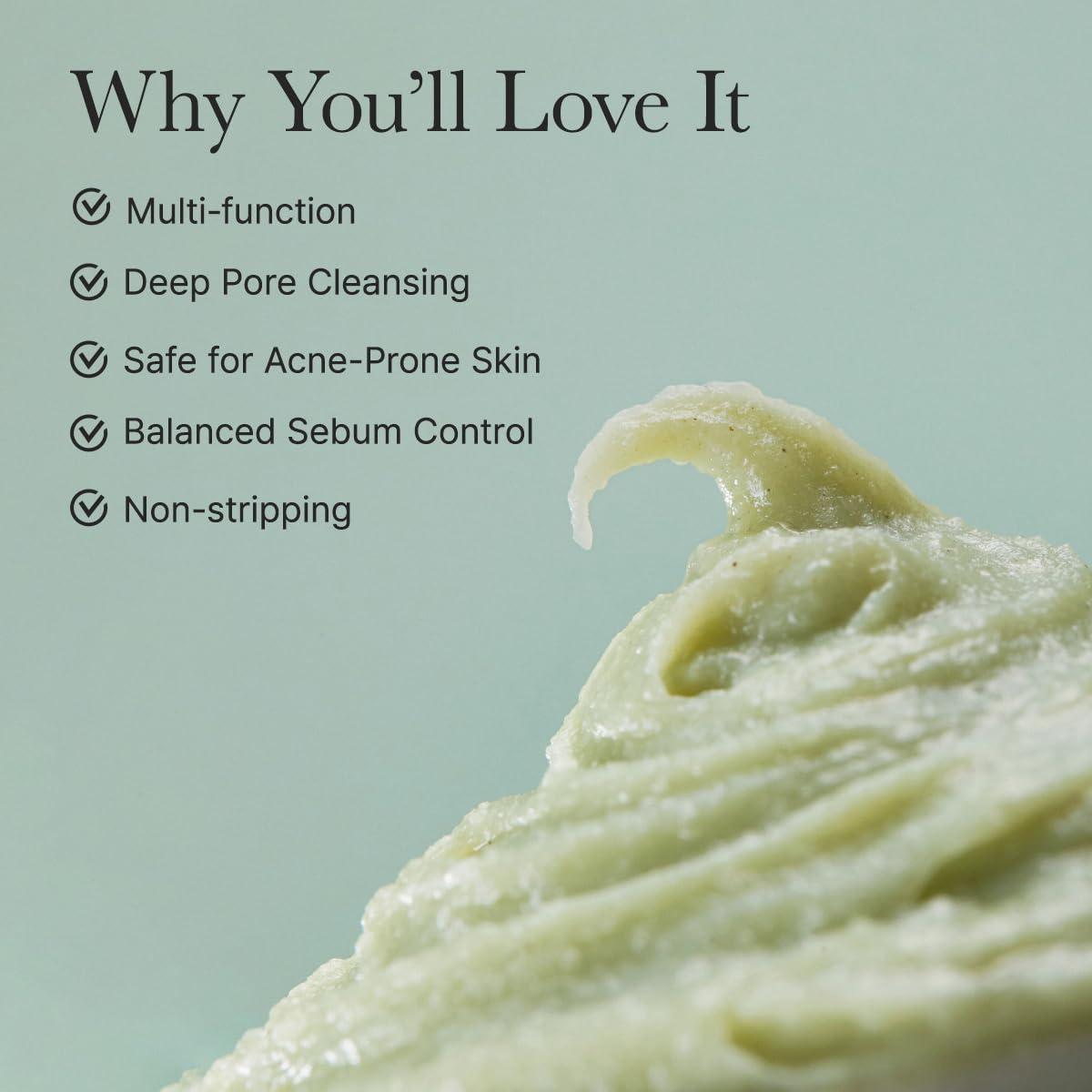 image:imageArencia Rosehip Brightening Rice Mochi Face Cleanser amp Daily Scrub Moisturizing Exfoliating amp DeepCleansing All Skin Types with Rice Powder amp Rice Water 423ozGreen