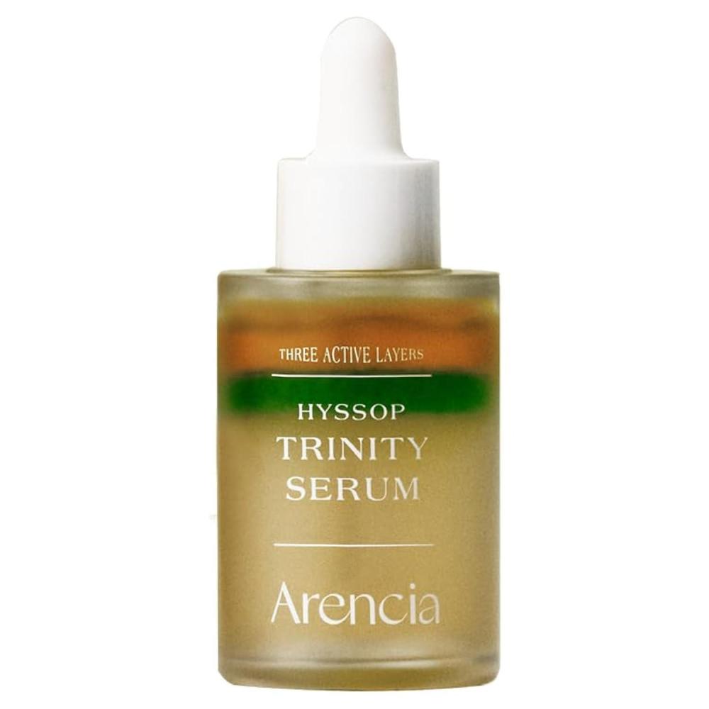 image:imageArencia Hyssop Trinity Serum  Face Serum for Hydration Glow LongLasting Moisture Pore Tightening Blurring AntiAging  Fresh Ingredients 3 Active Layers