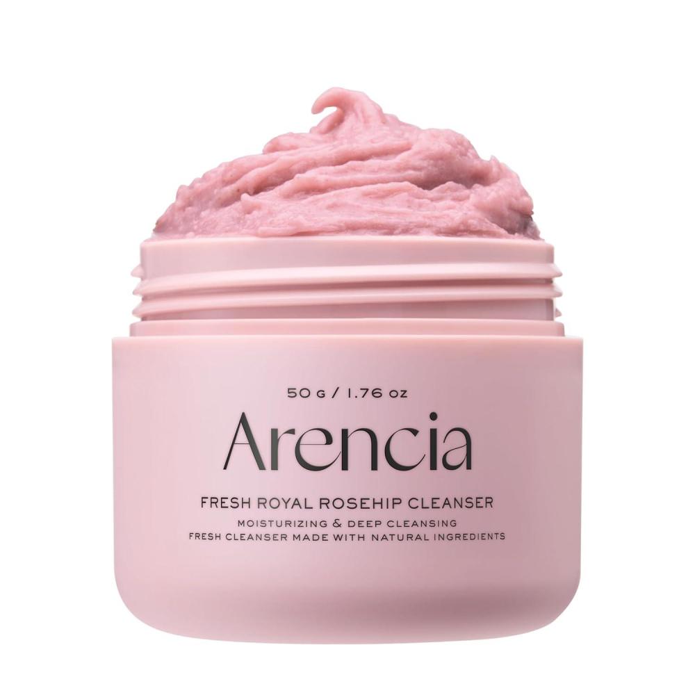 image:imageArencia Rosehip Brightening Rice Mochi Face Cleanser amp Daily Scrub  Moisturizing Exfoliating amp DeepCleansing  All Skin Types with Rice Powder amp Rice Water 423ozRoyal Rosehip