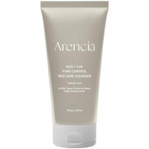 ARENCIA Rice + LHA Pore Control Rice Cake Cleanser with Salicylic Acid – Deep Cleansing, Gentel Exfoliation, All skin types, 5.29 oz(Rice)
