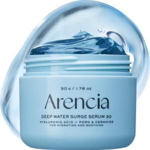 Arencia PDRN Intensive Hydration Overnight Serum – Cica PDRN + Hyaluronic Acid + Ceramide, Smooths fine line for plump glass skin, Korean Skincare 50g 1.76 oz