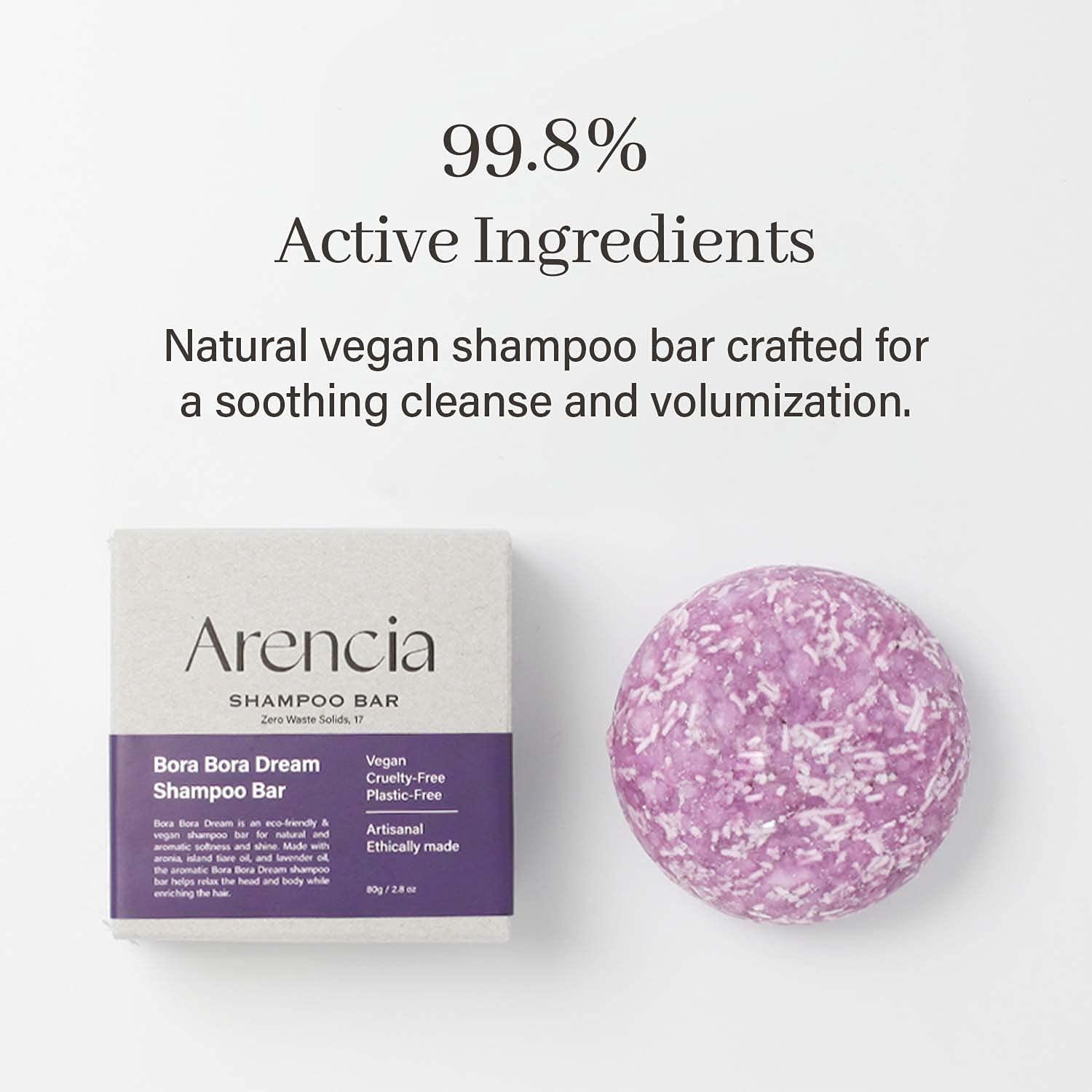 image:imageARENCIA Bora Bora Dream Shampoo Bar Volumizing Color Protecting for Curly and All Hair Types Vegan pH Balanced SulfateFree EcoFriendly