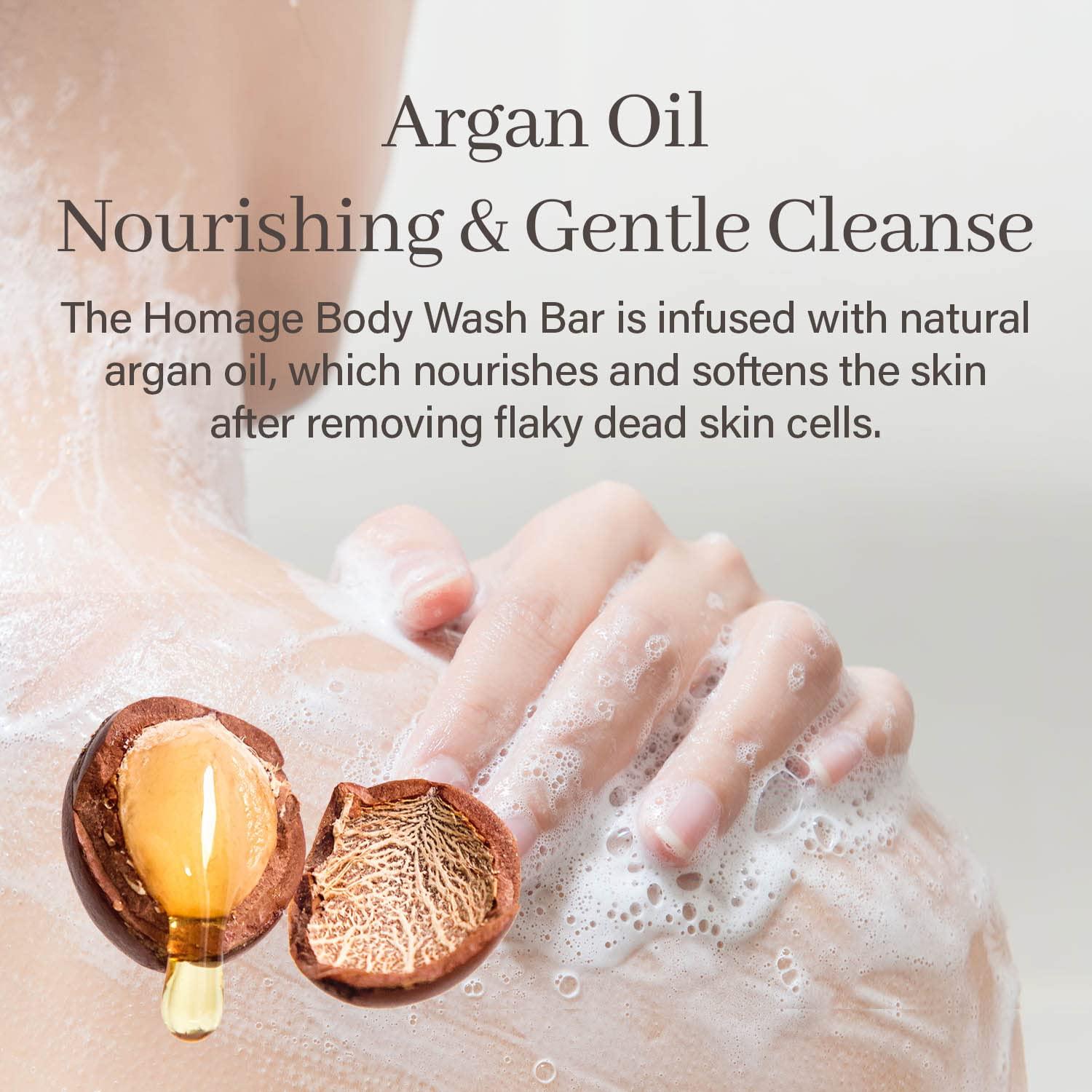 image:imageARENCIA Homage Natual Body Soap Bar for Softer Skin Jojoba Oil Castor Oil for Soothing Hydrating Body and Facial Cleanser PlasticFree Ecofriendly Vegan SustainableHomage