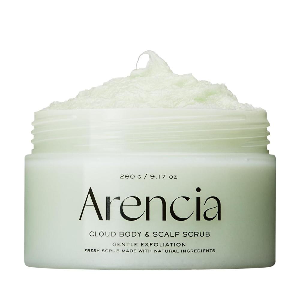 image:imageArencia Fresh Cloud Sea Salt Body amp Scalp Scrub White  Gentle Exfoliation for Softer Refreshed Skin and Scalp Korean Skin CareGreen