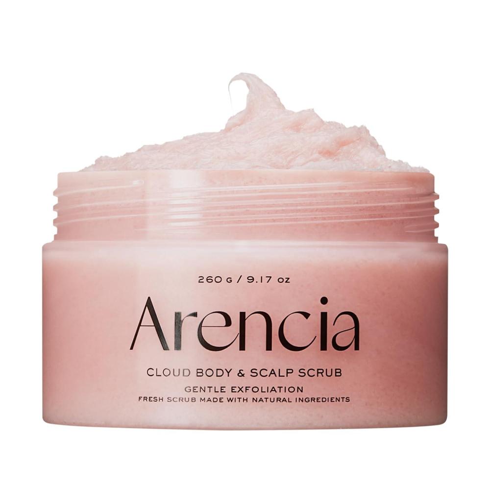 image:imageArencia Fresh Cloud Sea Salt Body amp Scalp Scrub White  Gentle Exfoliation for Softer Refreshed Skin and Scalp Korean Skin CarePink