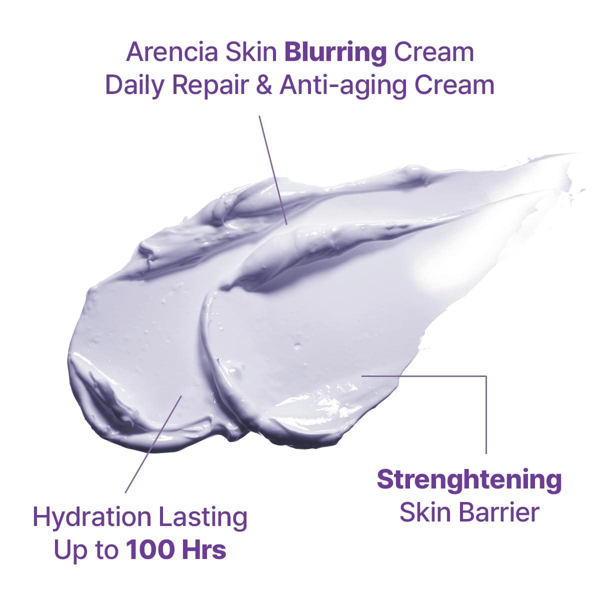 image:imageARENCIA Hyssop Blurring Cream Intense Collagen Face Moisturizer amp Night Repair Cream for AntiAging Nourishing Skin Barrier Premium Korean Skincare 1ozFresh greenery