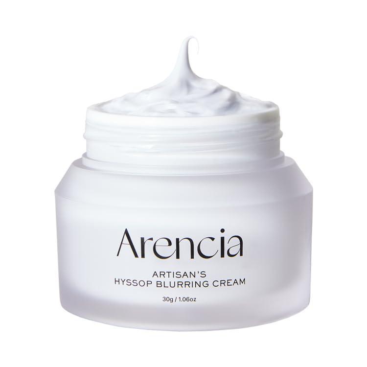 image:imageARENCIA Hyssop Blurring Cream Intense Collagen Face Moisturizer amp Night Repair Cream for AntiAging Nourishing Skin Barrier Premium Korean Skincare 1ozFresh greenery