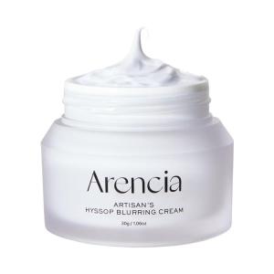 ARENCIA Hyssop Blurring Cream, Intense Collagen Face Moisturizer & Night Repair Cream for Anti-Aging, Nourishing Skin Barrier, Premium Korean Skincare, 1oz(Fresh greenery)