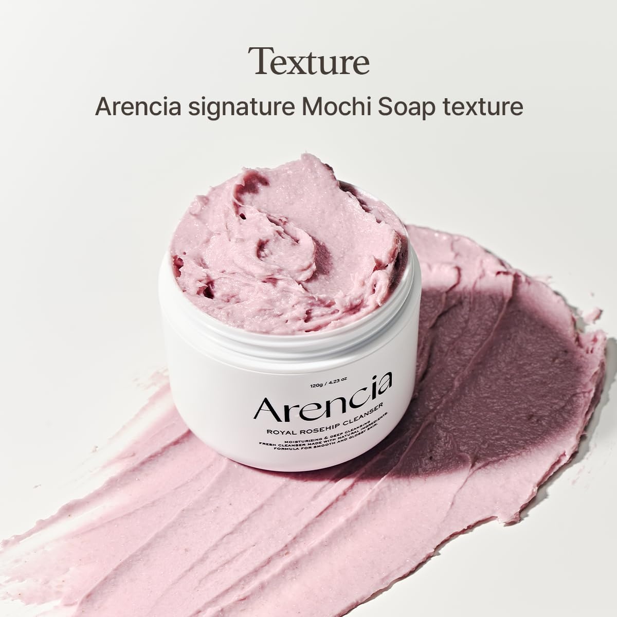 image:imageARENCIA Korean Rice Mochi Face Cleanser DUO Fresh Green  Rosehip  Deep Pore Cleansing Acne Face Wash Blackhead Remover for Sensitive amp All Skin Types