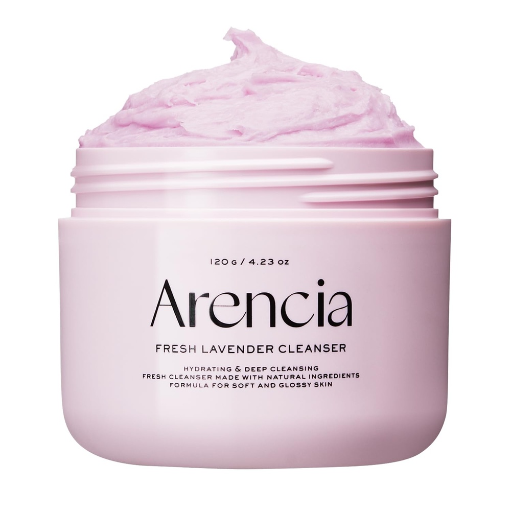 image:imageARENCIA Fresh Lavender Rice Mochi Face Cleanser 120g Pore Care Daily Deep Cleansing for Clean amp Refreshed Skin 120 g 423 oz