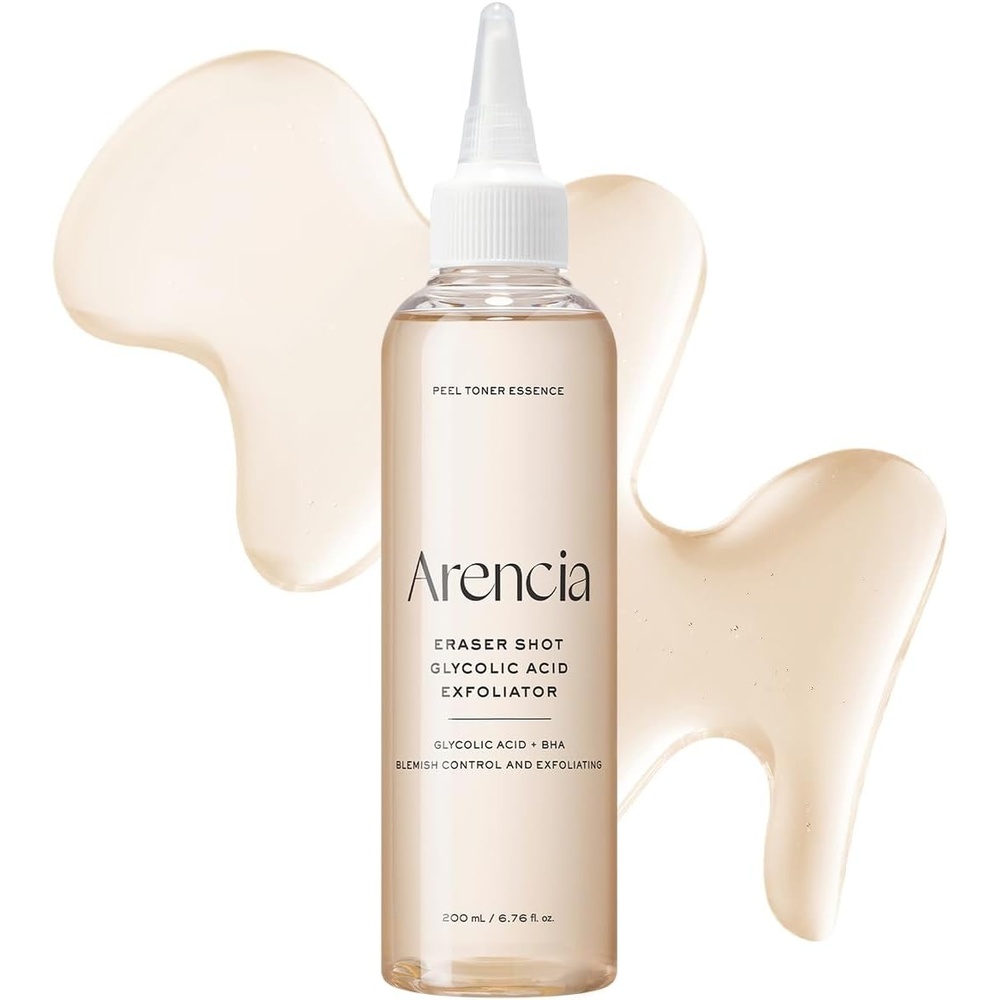 image:imageArencia Erasor Shot Glycolic Acid 10  BHA Exfoliating Toner AHA Liquid Exfoliant for Skin Texture amp Pore Care Hydrating amp Smoothing Formula 200ml  676 fl oz