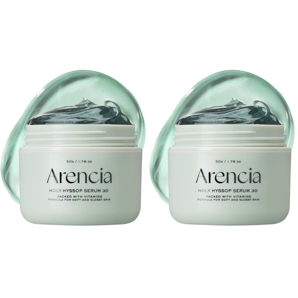 image:imageArencia Glow Hyssop Overnight Face Mask Serum  hydrating amp AntiAging Serum for younger looking Korean Glass Skin Vitamin A C E Niacinamide Peptide Pack of 2176 Fl Oz Pack of 2
